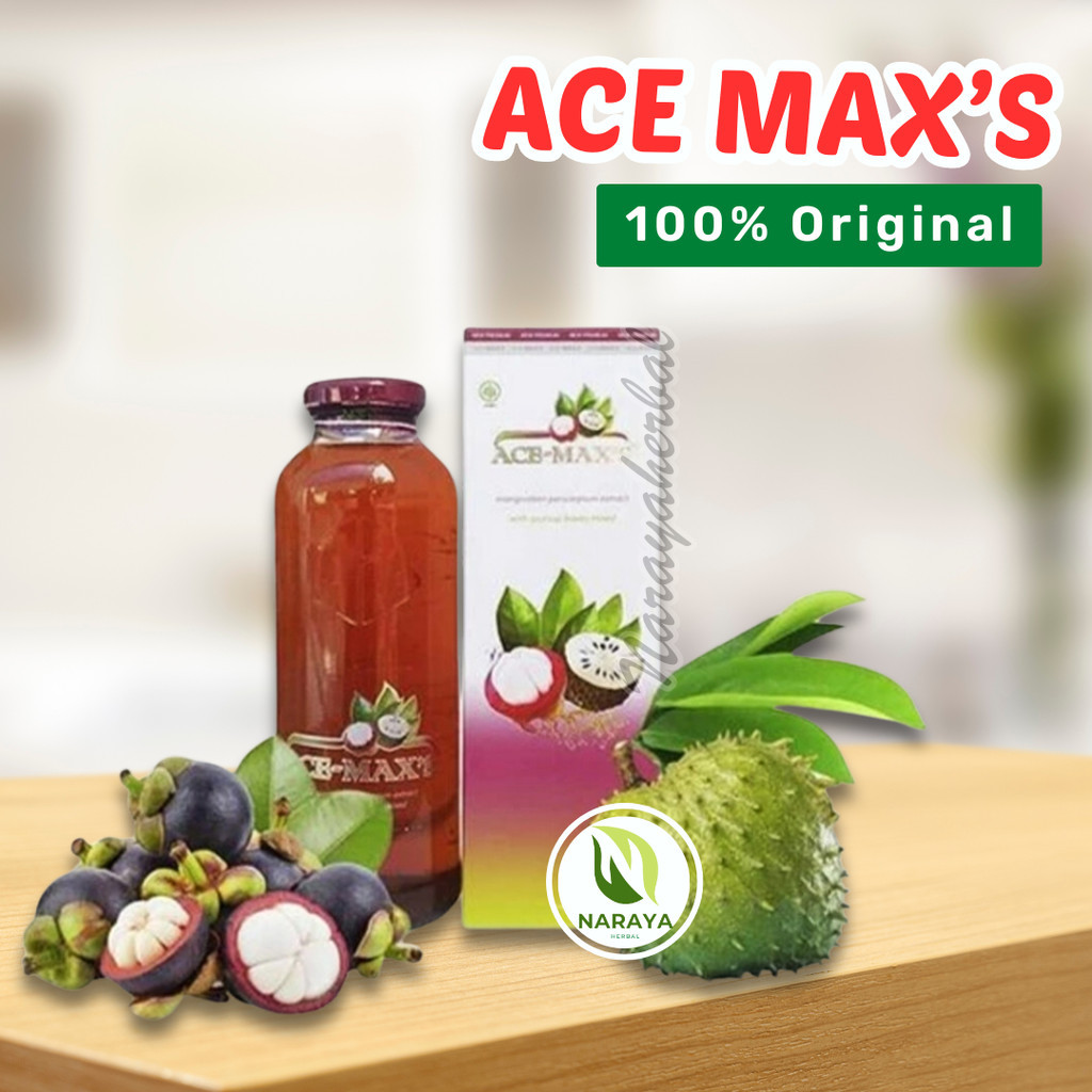 

ACE MAX'S ORIGINAL - Jus Ekstrak Kulit Manggis Daun Sirsak 350gr