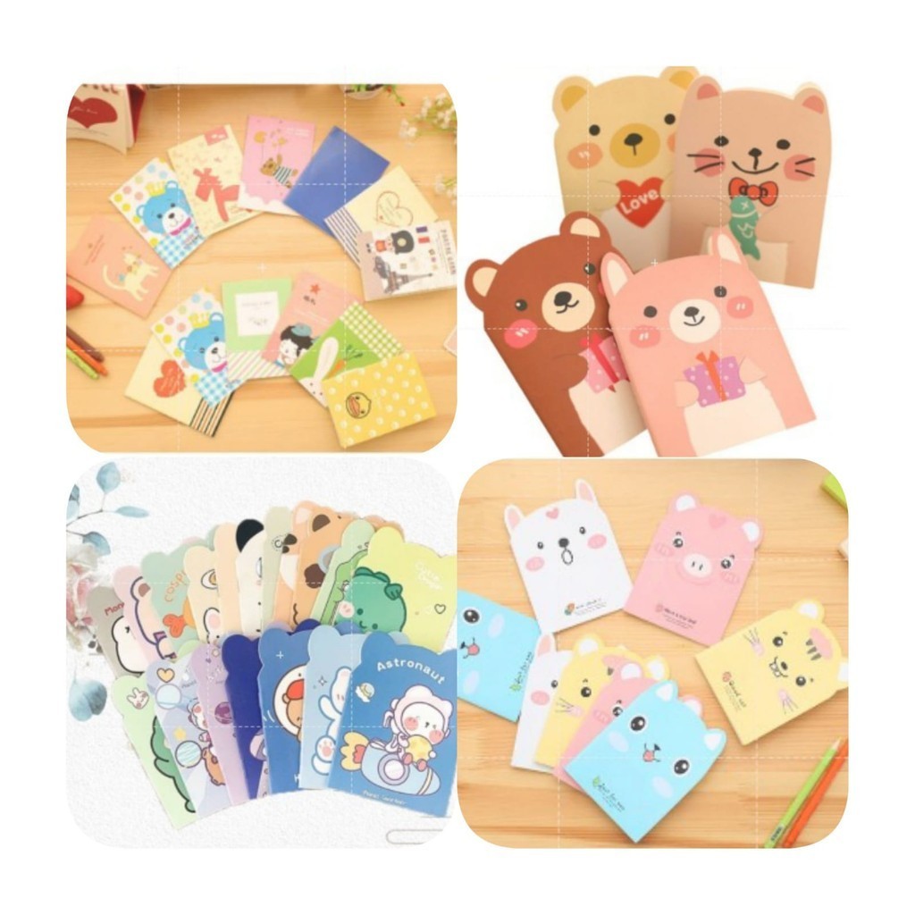 

HFM Notebook mini buku tulis lucu karakter animal
