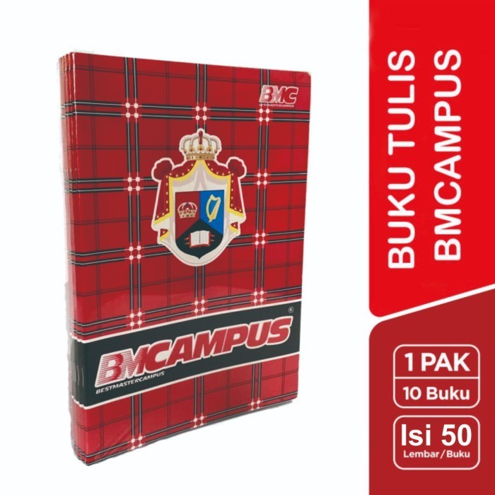 

Buku Tulis Campus Isi 50lbr (1pak isi 10pcs)