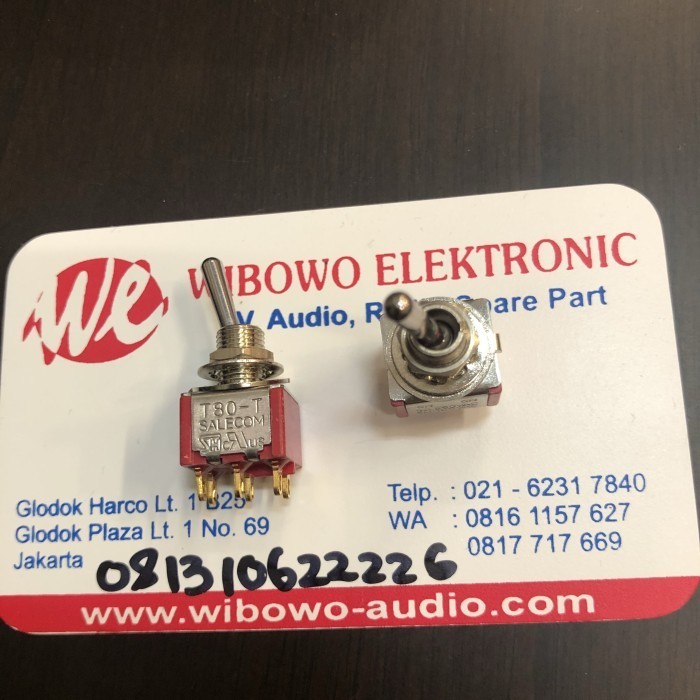 Os99 Saklar togle 6pin gold taiwan on off toggle switch