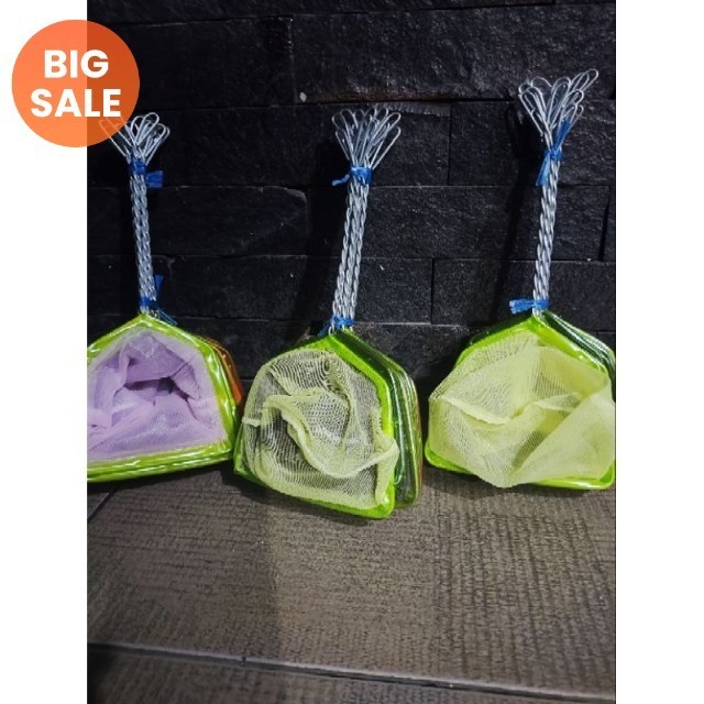 Serokan ikan kutu air 10 cm / serokan aquarium / serokan saringan ikan hias / serokan ikan / serokan