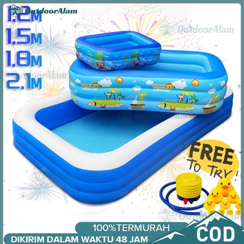 (free pompa) kolam renang anak jumbo / Kolam Renang Anak / Kolam Anak Murah Terbaru Kekinian | Kolam