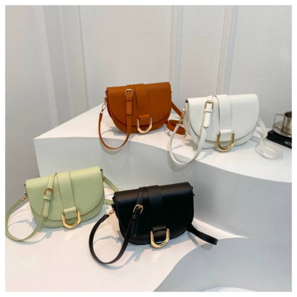 WOOMII Tas Fashion Wanita 5287 Selempang Sling Bag Bahu Ketiak HandBag - Slingbag