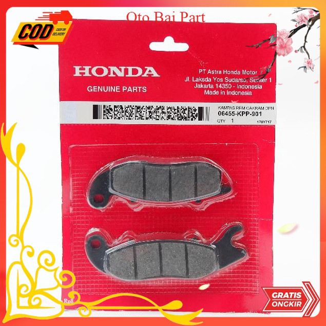 kampas rem - kampas rem depan supra x 125  KPP Part motor