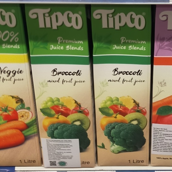 

tipco juice blends broccoli dan fruit jus 1ltr