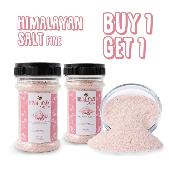 

[[ K23 - BEST SELLER ]] Buy 1 Get 1 Himalayan Salt Fine ( Botol ) 150 gr