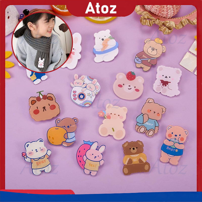Pin Akrilik Tas Aksesoris 1 Buah Bros / Kreatif Lucu Pakaian Liontin Lencana Lucu Versi Korea / Pin 