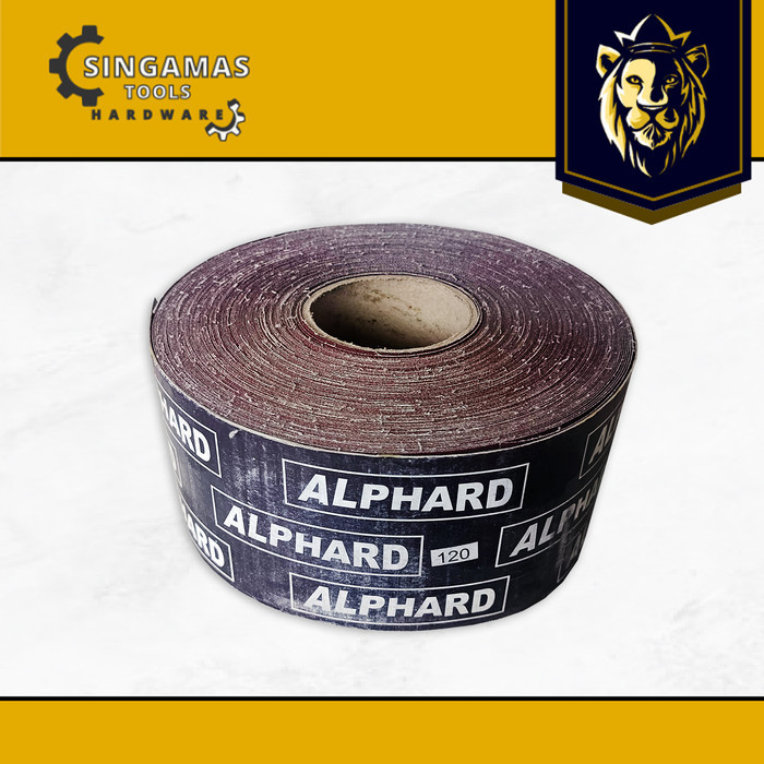ALPHARD Amplas Roll Grit 120 Panjang 50 Meter - Abrasive Sand Paper Roll