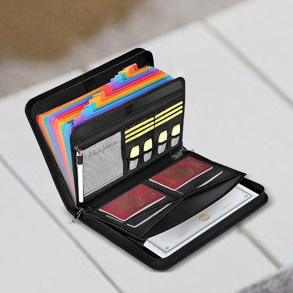 

Expanding File Folder Accordion File Organizer for Office Supplies