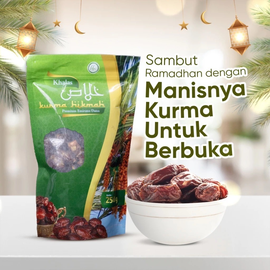 

Kurma Hikmah Khalas - Kholas Hikmah - 250g