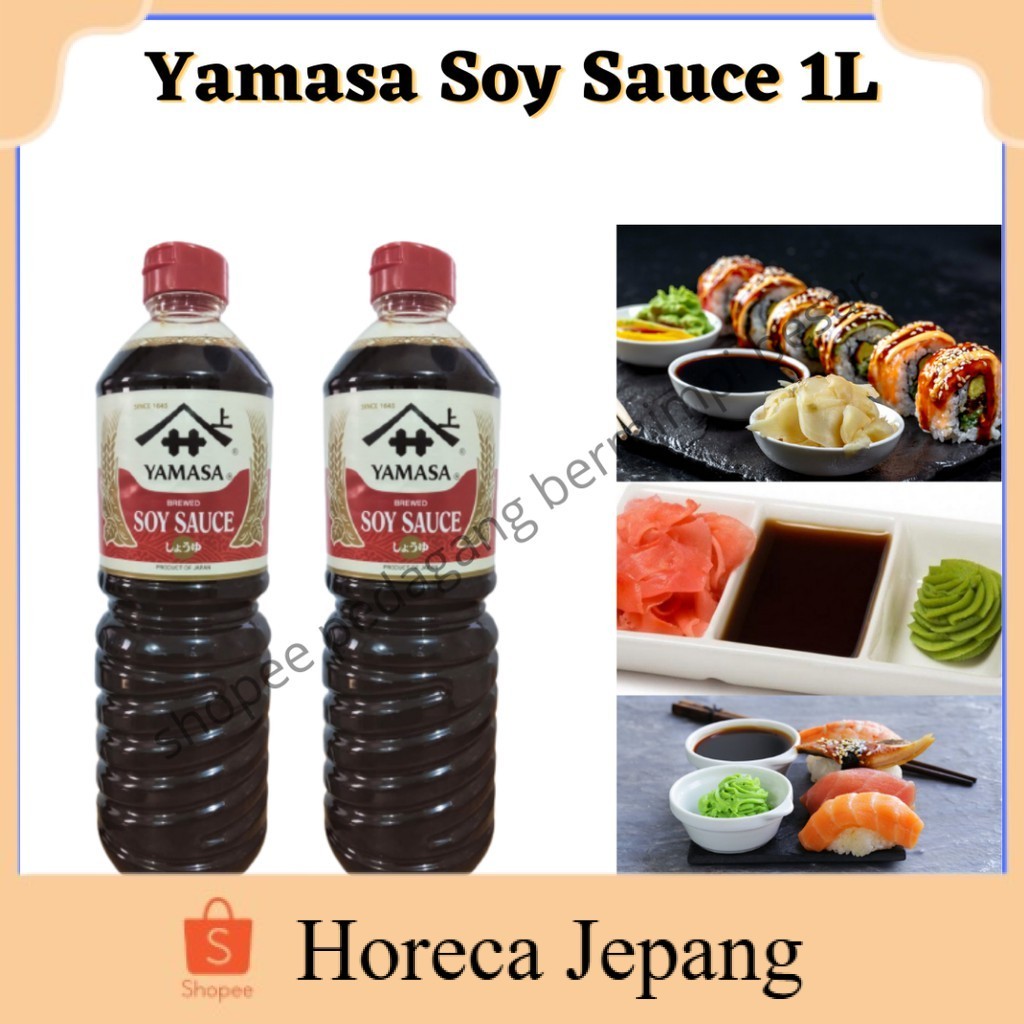 

Yamasa Soy Sauce 1L/ Shoyu / Japanese Soy Sauce/ Yamasa Shoyu/ Yamasa Shoyu 1L