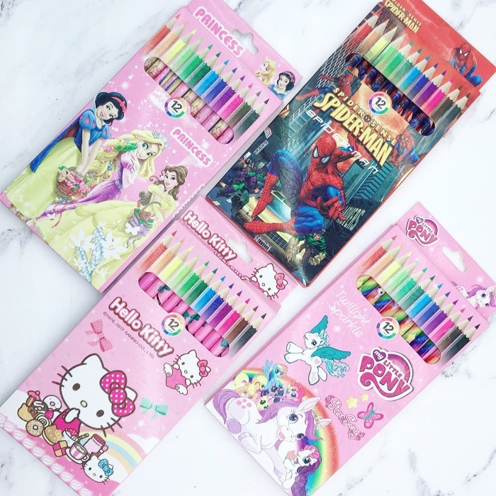 

Pensil warna karakter anak premium - Princess