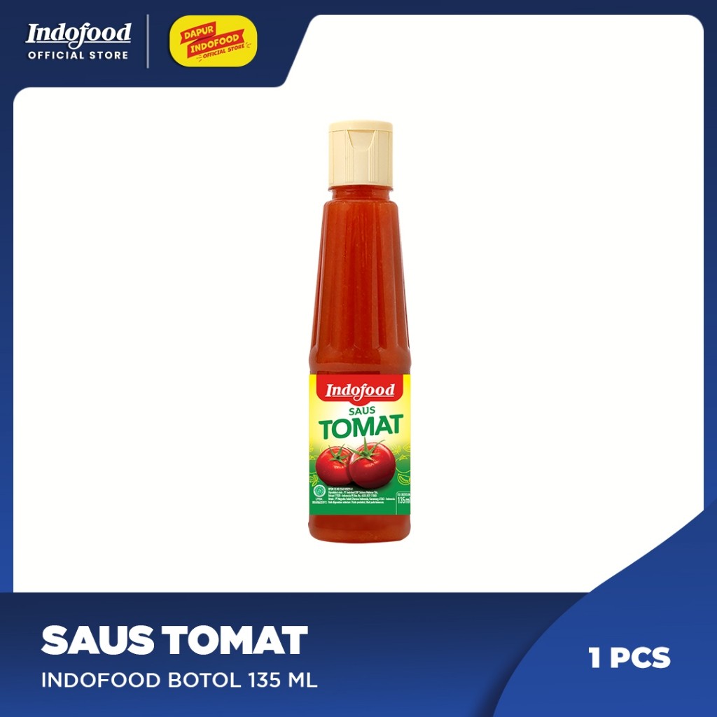 

Saus Tomat Indofood Botol 135 ml