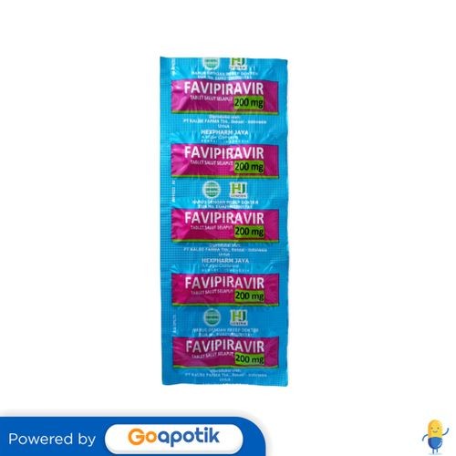 Favipiravir Hexpharm 200 Mg Strip 10 Tablet