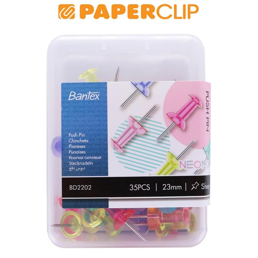 

PUSH PIN BANTEX NEOMU BD2202 00 TRANSPARANT COLOR