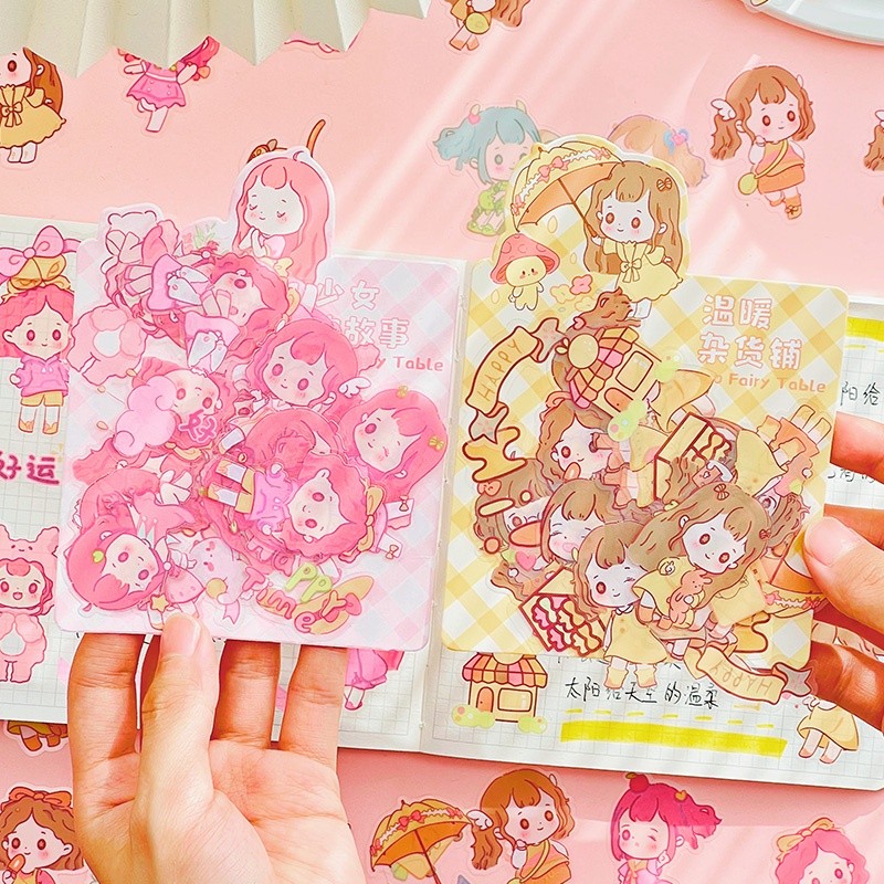 

40pcs Motif Kartun Peri Perempuan Anti Air Untuk Dekorasi