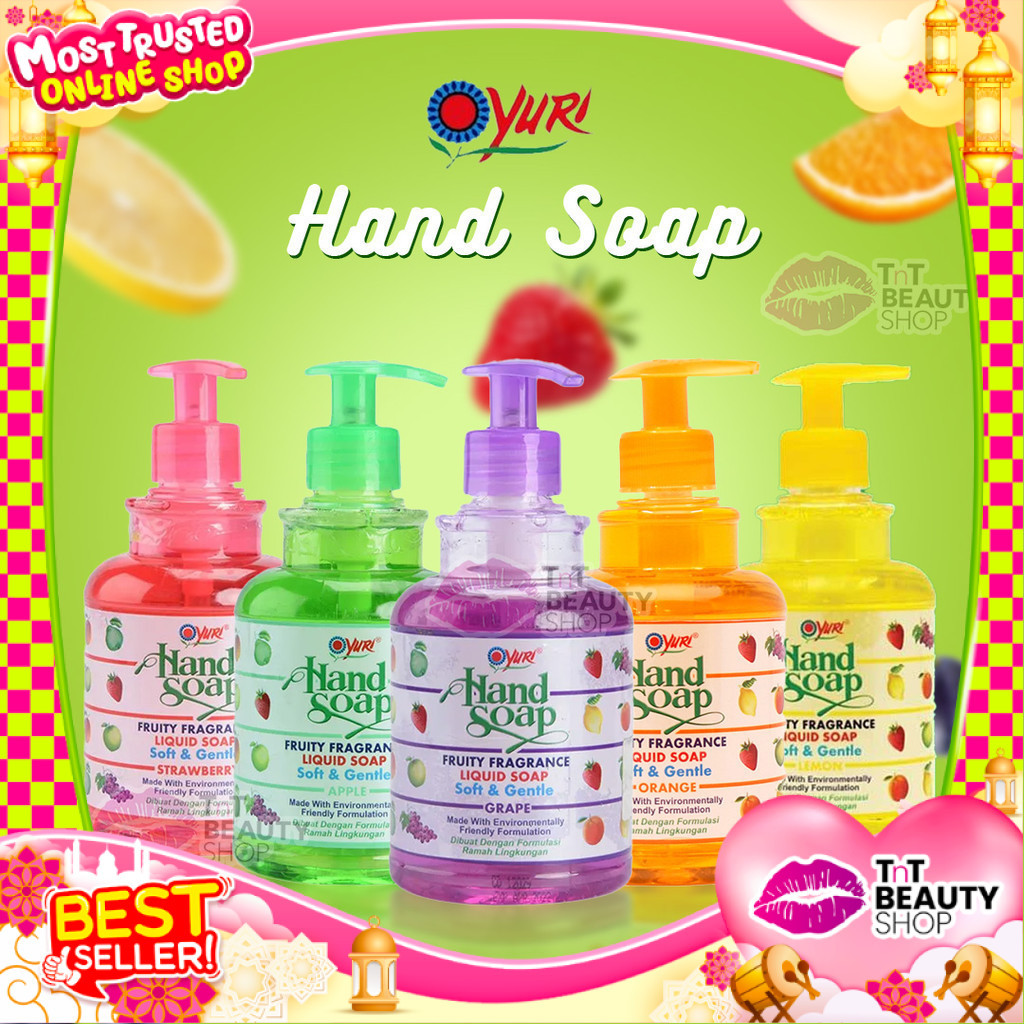 Yuri Hand Soap Sabun Cuci Tangan Pump 410 ml | TnT Beauty Shop