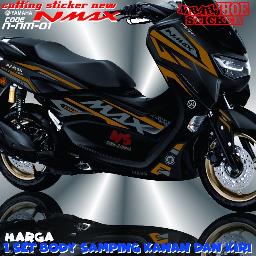 Sticker Striping Cutting Motor Yamaha Nmax New 2022