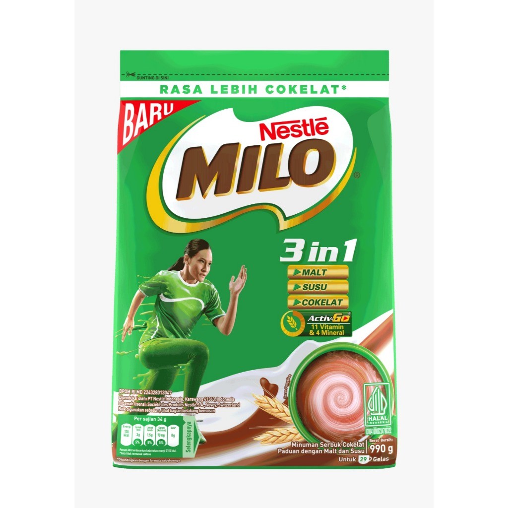 

MILO 3in1 Pouch 990g