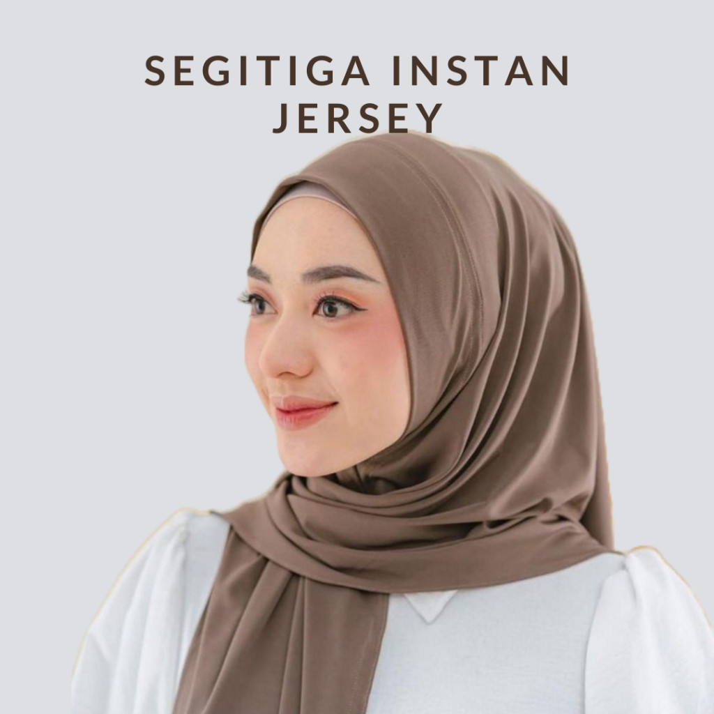 Jilbab Instan Segitiga Jersey Super