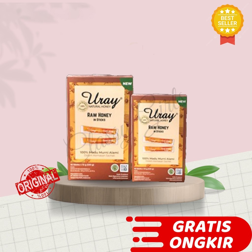 

MADU URAY NATURAL HONEY 1 BOX ISI 10 STICK SACHET