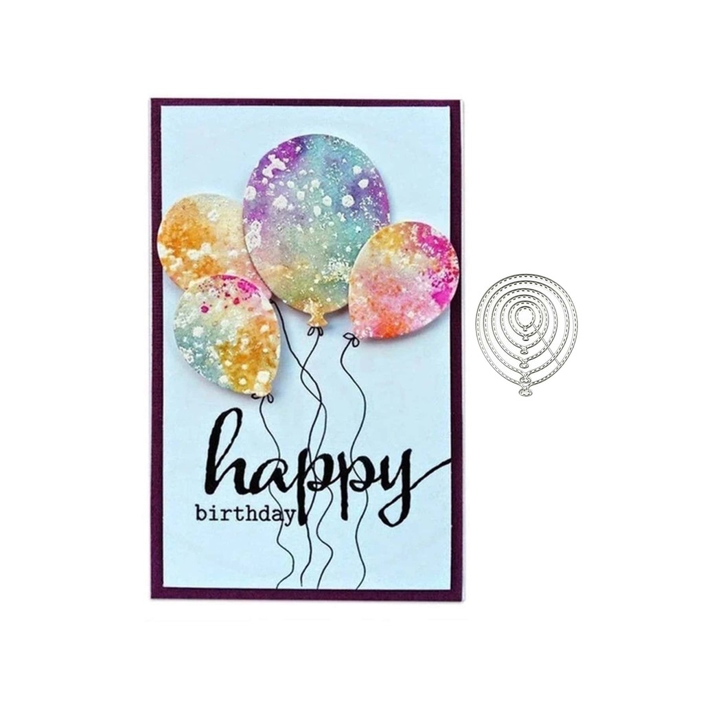 

6PCS/lot Balloons Metal Cutting Dies Stencil Template Die Cut Scrapbooking Embossing Dies Art Decoation Craft Knife Mold