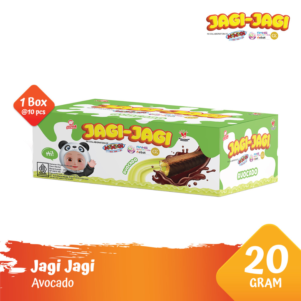 

Jagi Jagi Snack 20gr - Avocado [1 Box @ 10 Pcs]