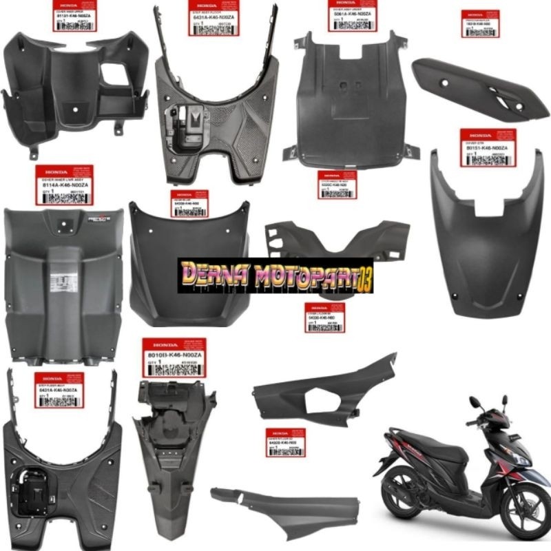 Paket Full Body Kasar Honda Vario 110 Fi Led Original