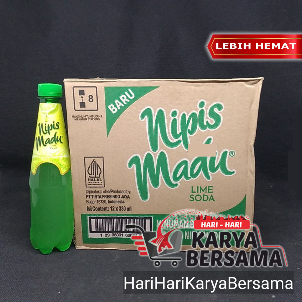 

MINUMAN RINGAN NIPIS MADU LIME SODA ISI 12'S X 330ML - PER KARTON