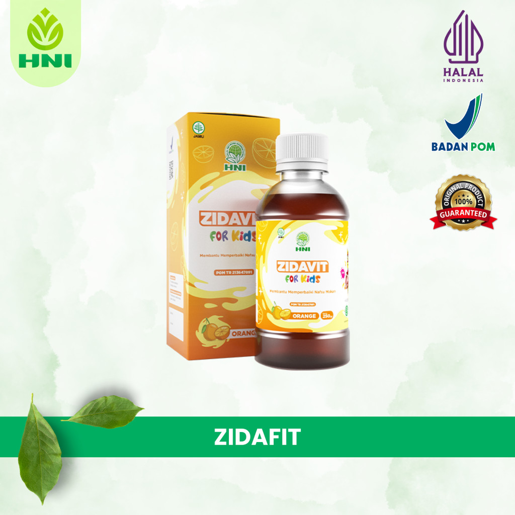 Zidafit - Obat Batuk Anak HNI HPAI dan Suplement Vitamin Anak