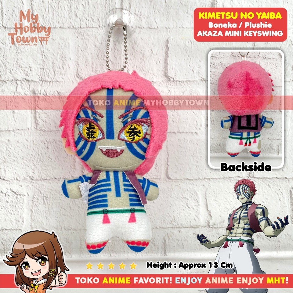 Boneka Anime Kimetsu no Yaiba Demon Slayer Mini Plushie Doll Akaza