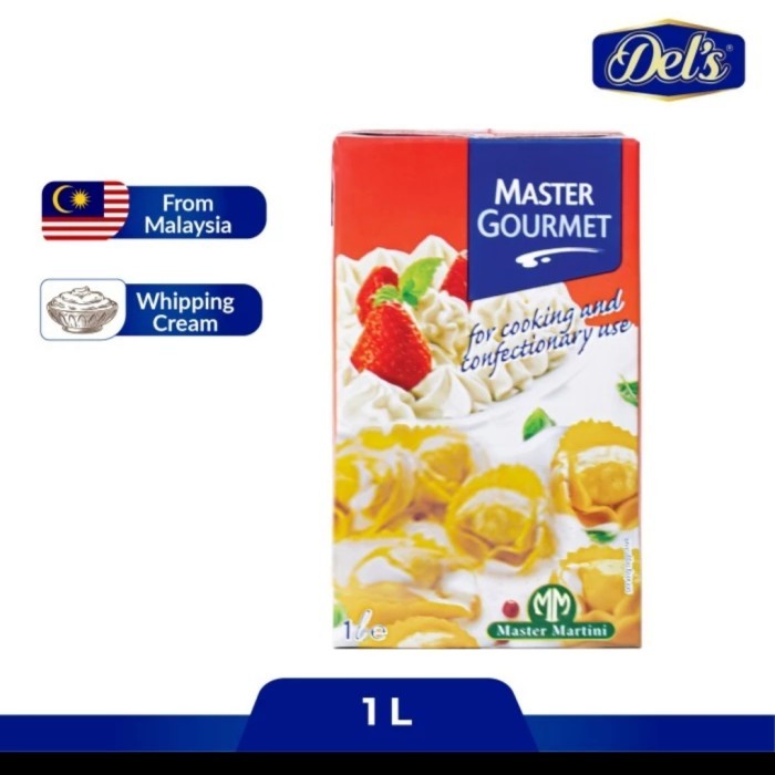 

master gourmet cooking cream / krim masak serbaguna uht 1 liter