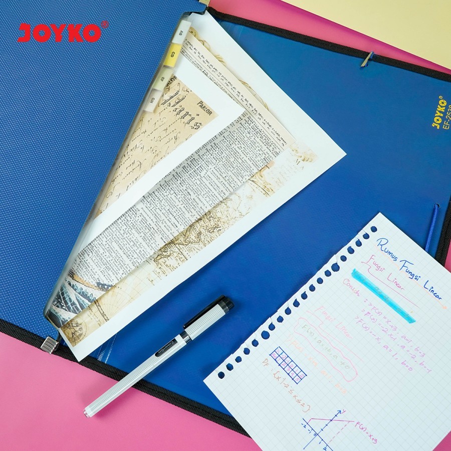 

HJK Joyko Expanding File Folio F4 13 Pockets / Box Map Harmonika EF-2538