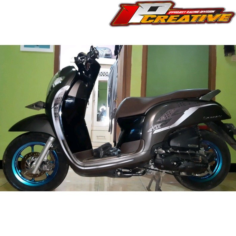 STRIPING TRANSPARAN SCOOPY SPORTY  LIST ORI 2020 2019 2018