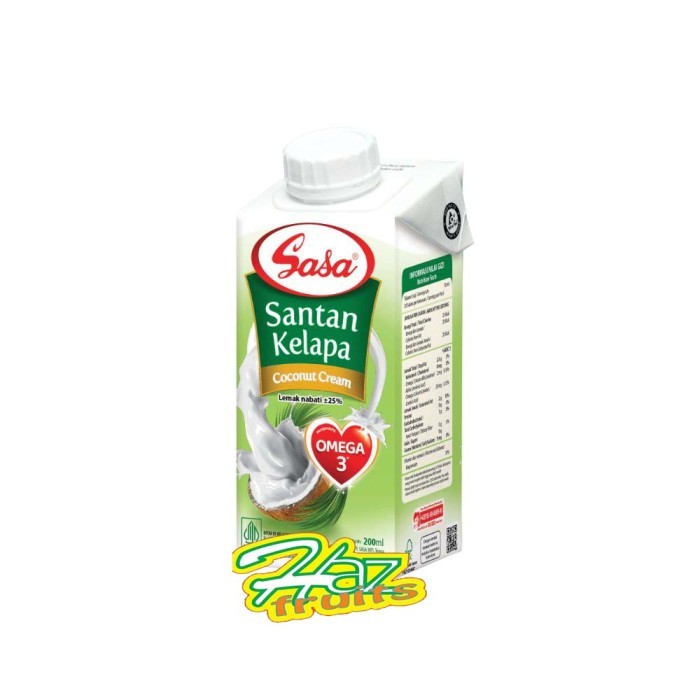 

Sasa Santan Kelapa Cair 200 Ml