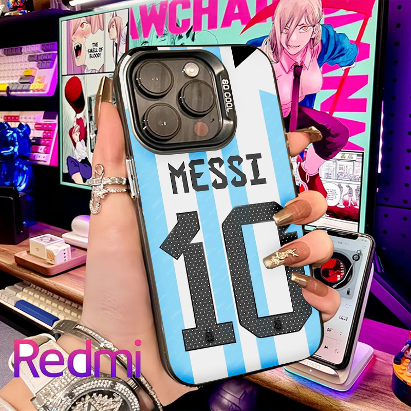 Lionel Messi fans football Argentina Jersey Case Redmi 10C 12 12C 13 13C A1 A3Redmi Note 10 4G 10 Pr