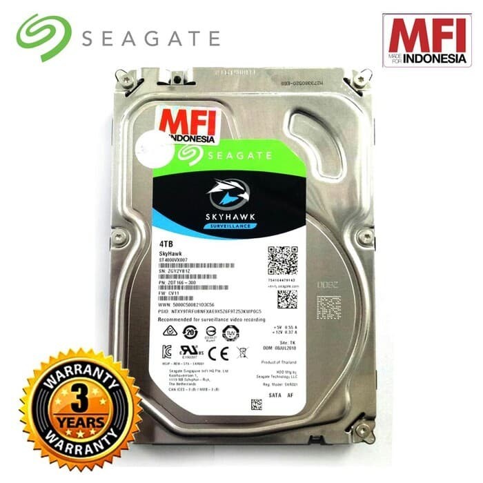 Harddisk Seagate Skyhawk 4TB MFI