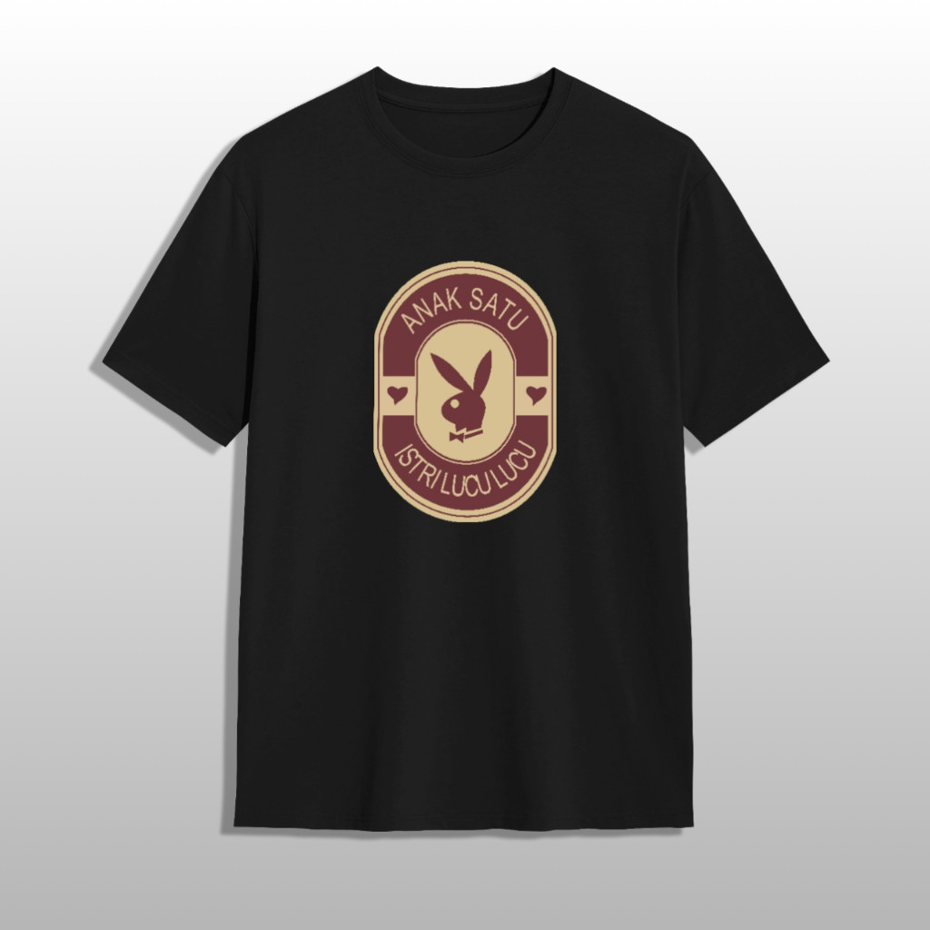 Kaos Plesetan Brand (55) Katun Combed