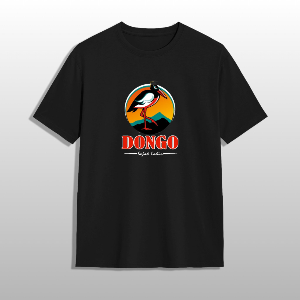 Kaos Plesetan Kecap Dongo Katun Combed