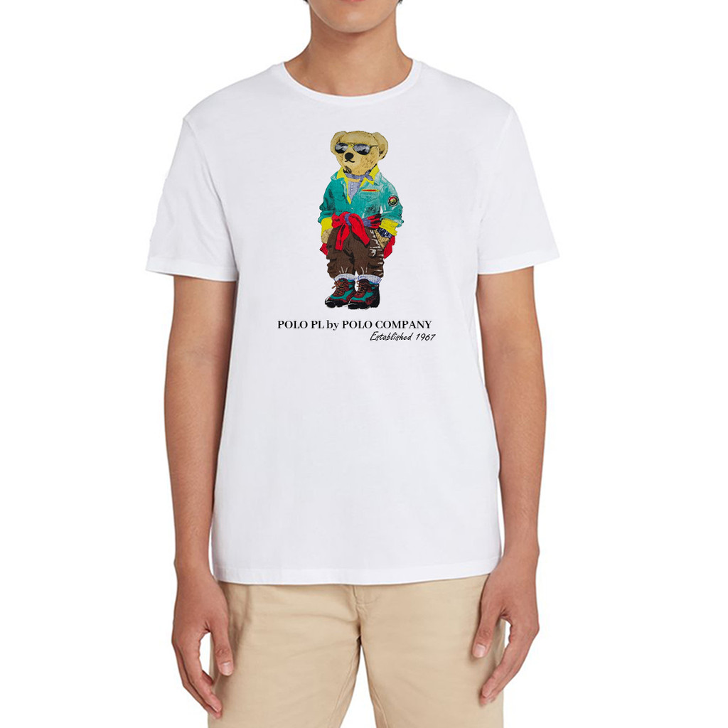 POLO - 7617.25 Mens T-shirt Bear - Bear White