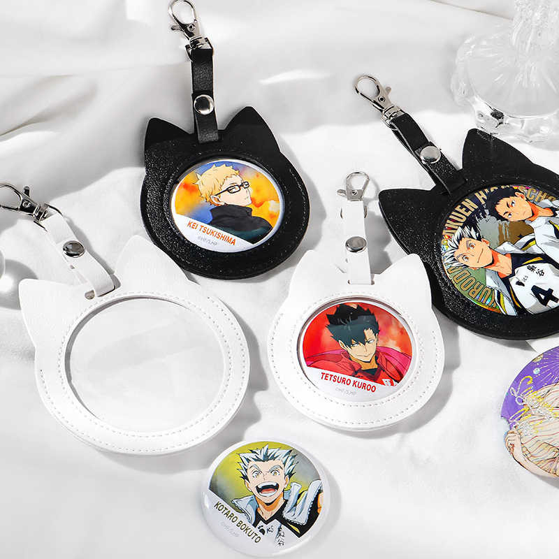 【Ready】Badge cover protector pelindung pin 58mm/75mmPVC Badge Pin Protector Cover