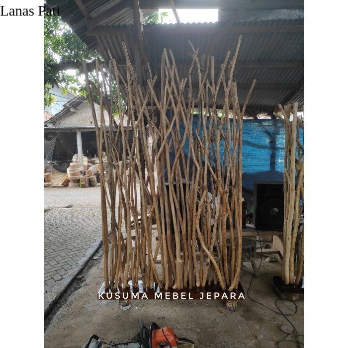 

Promo Partisi Sketsel Ranting Kayu Jati (Tinggi 200cm) XD5