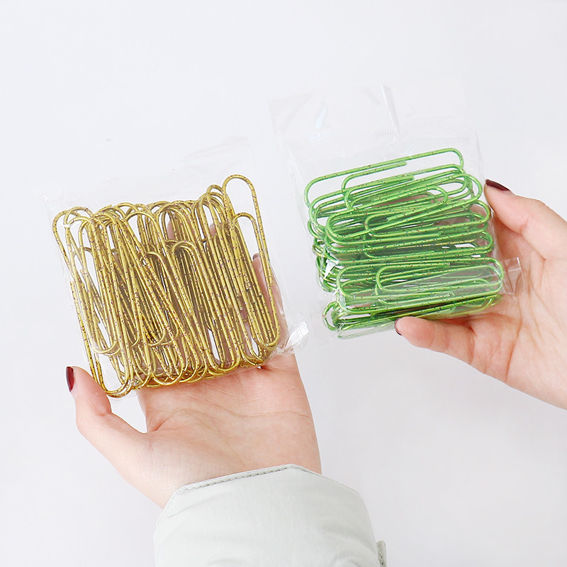 

Big Paper Clip Blingbling Bookmark Paperclip Clips Papeleria Office Accessories Paperclips Office Supplies Rosegold Stationery