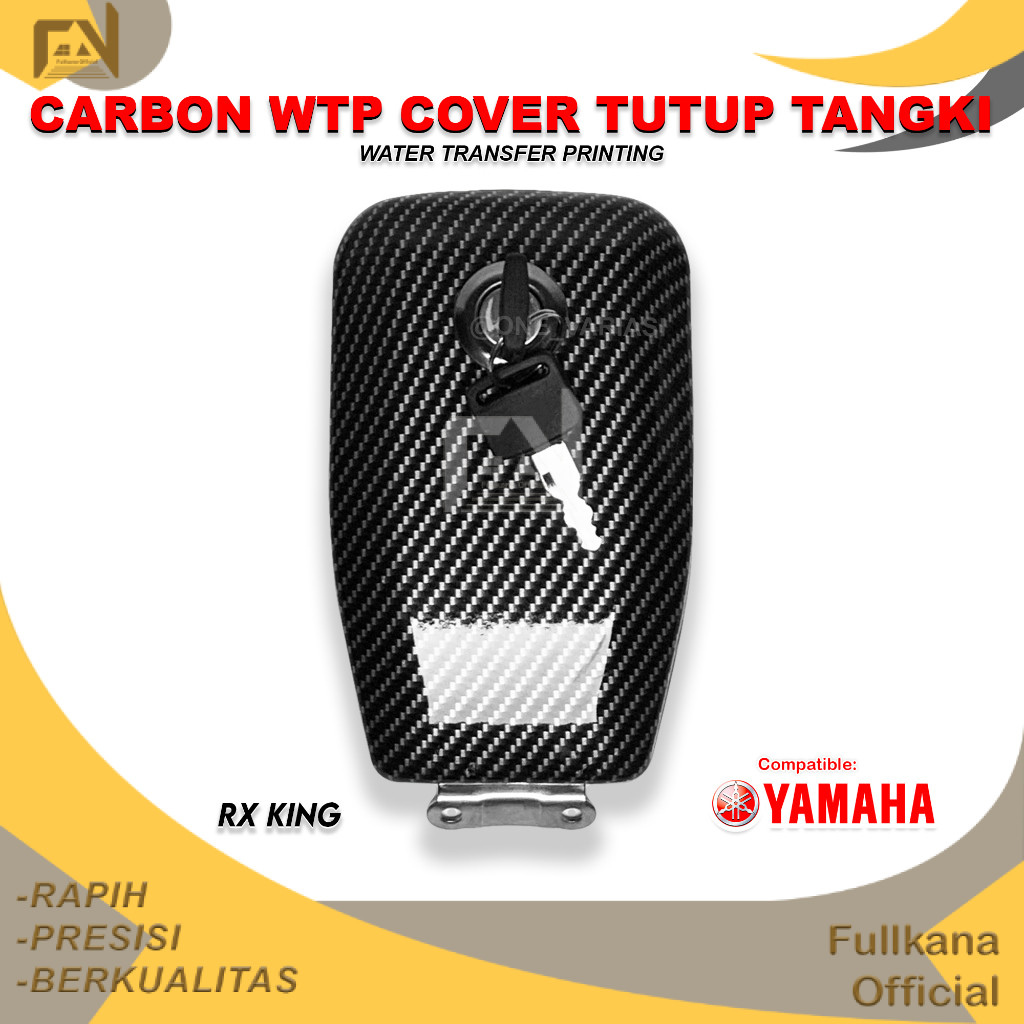 FULLKANA CARBON - TUTUP TANGKI TANKI RX KING CARBON KARBON BERKUALITAS