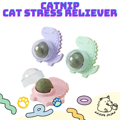 Bola Catnip Kucing | Catnip Ball | Mainan Kucing Catnip | Catnip Kucing | Mainan Herbal Kucing | Bol