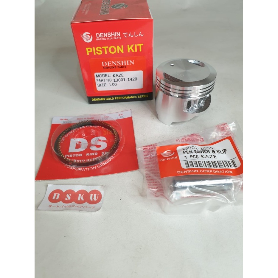 Piston Kit Set Oversize 100 KAZE Denshin