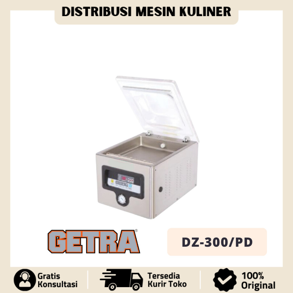 MESIN VAKUM GETRA DZ-300/PD VACUUM SEALER PLASTIK KEMASAN