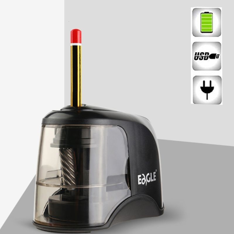 

Students Pencil Sharpener Electric Sharpener Large Pencil Shaving Collection Box