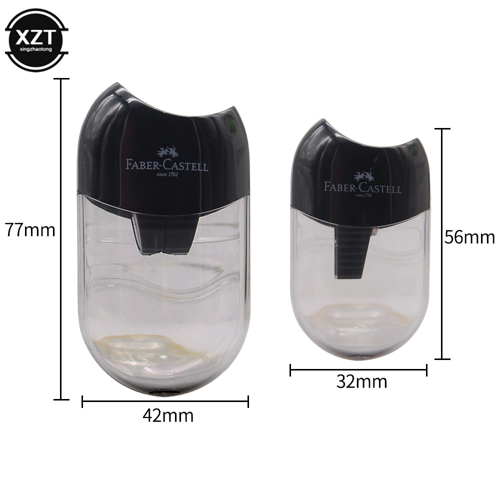 

Single/Double Hole Pencil Sharpener Creative Transparent Pen Knife Kawaii Kid Student Cutting Stationery School Supplies