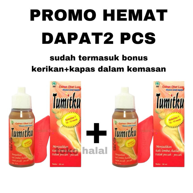 [PROMO PAKET 2 PCS] BPOM TUMITKU OBAT KAKI TUMIT PECAH Solusi Kaki Pecah-pecah Dan Kapalan 30 ml ter
